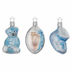 27ドイツINGE-GLAS Baby's First Christmas 4個 27ドイツINGE-GLAS Baby's First Christmas 4個